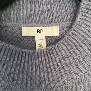 BP. Blue Pearled Ruffle Sleeved Sweater